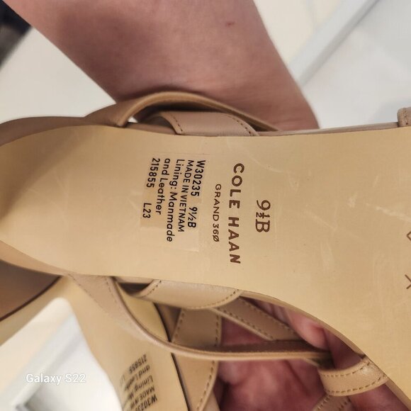 Cole Haan "Addie" Strappy Sandals. NIB. Size 9.5. Leather. - Picture 7 of 13